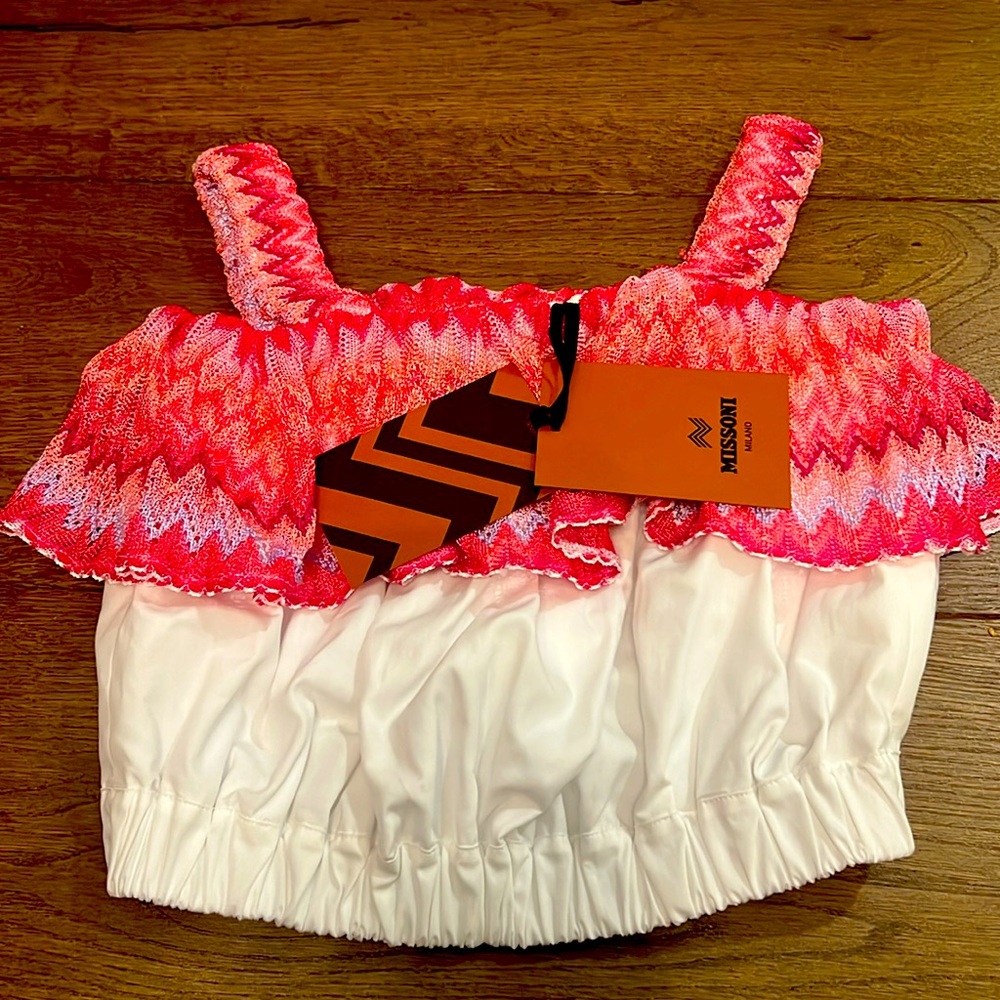 Authentic Girls Missoni Crop Top Brand New